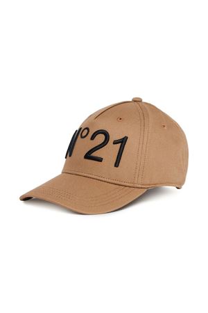 cappello in cotone marrone N°21 KIDS | N2143FN00410N717